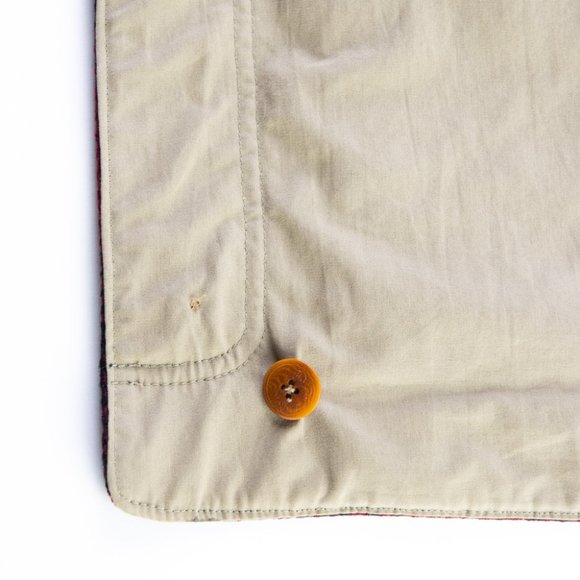 Polo RL Hunting Vest Wool/Leather Glasgow Plaid - Picture 6 of 7